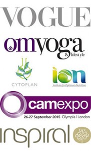 Katie Clare Nutritional therapist BANT, inSpiral, ION, Cytoplan, Cam Expo, Vogue, Om Yoga